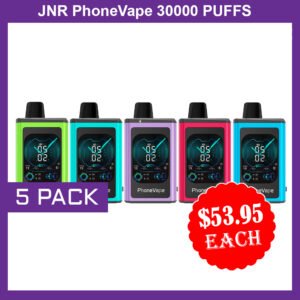 JNR PhoneVape – 5 PACK – 30000 PUFFS