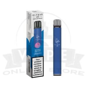Blue Razz Lemonade Elf Bar 600 Puffs 20mg Reusable Vape Pod Kit
