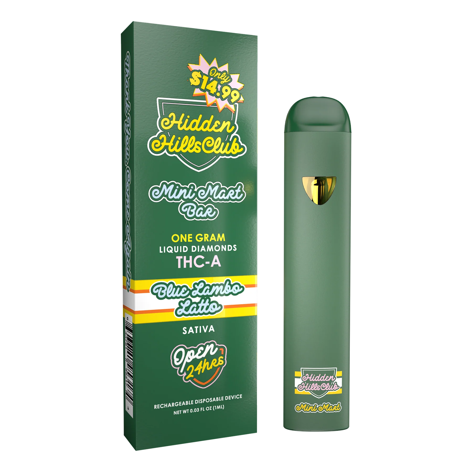 Hidden Hills Mini Mart THCA Disposable | 1g - Image 5