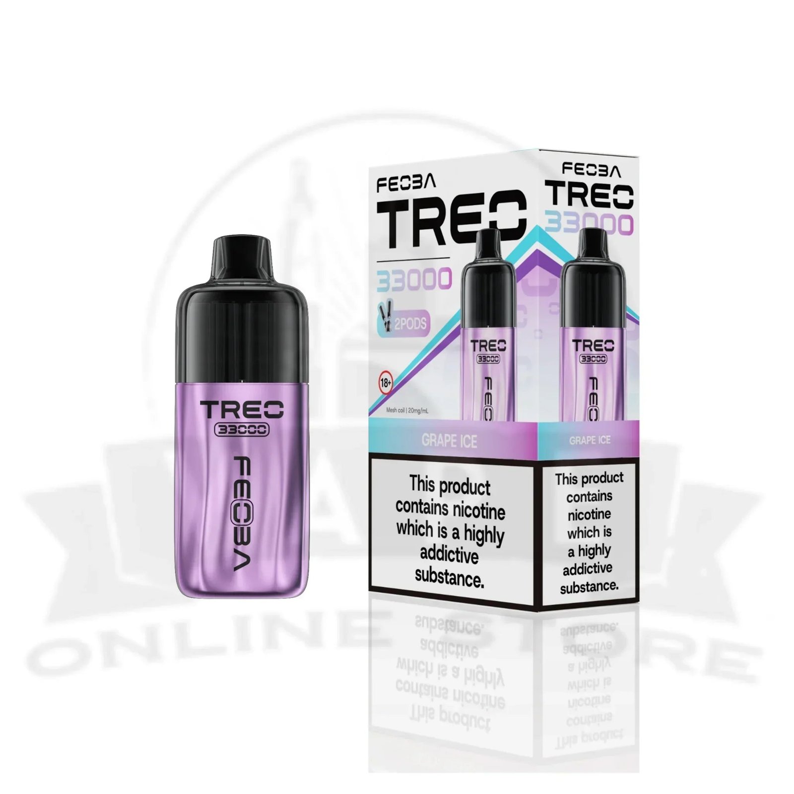 feoba treo 33000 puffs prefilled pod kit