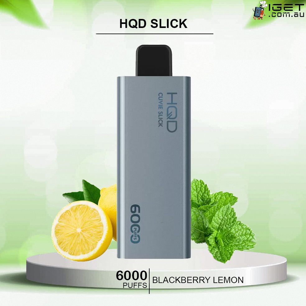 HQD SLICK BLACKBERRY LEMON- 6000 PUFFS