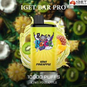 IGET BAR PRO – KIWI PINEAPPLE – 10000 PUFFS