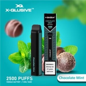 X-QLUSIVE CHOCOLATE MINT – 2500 PUFFS