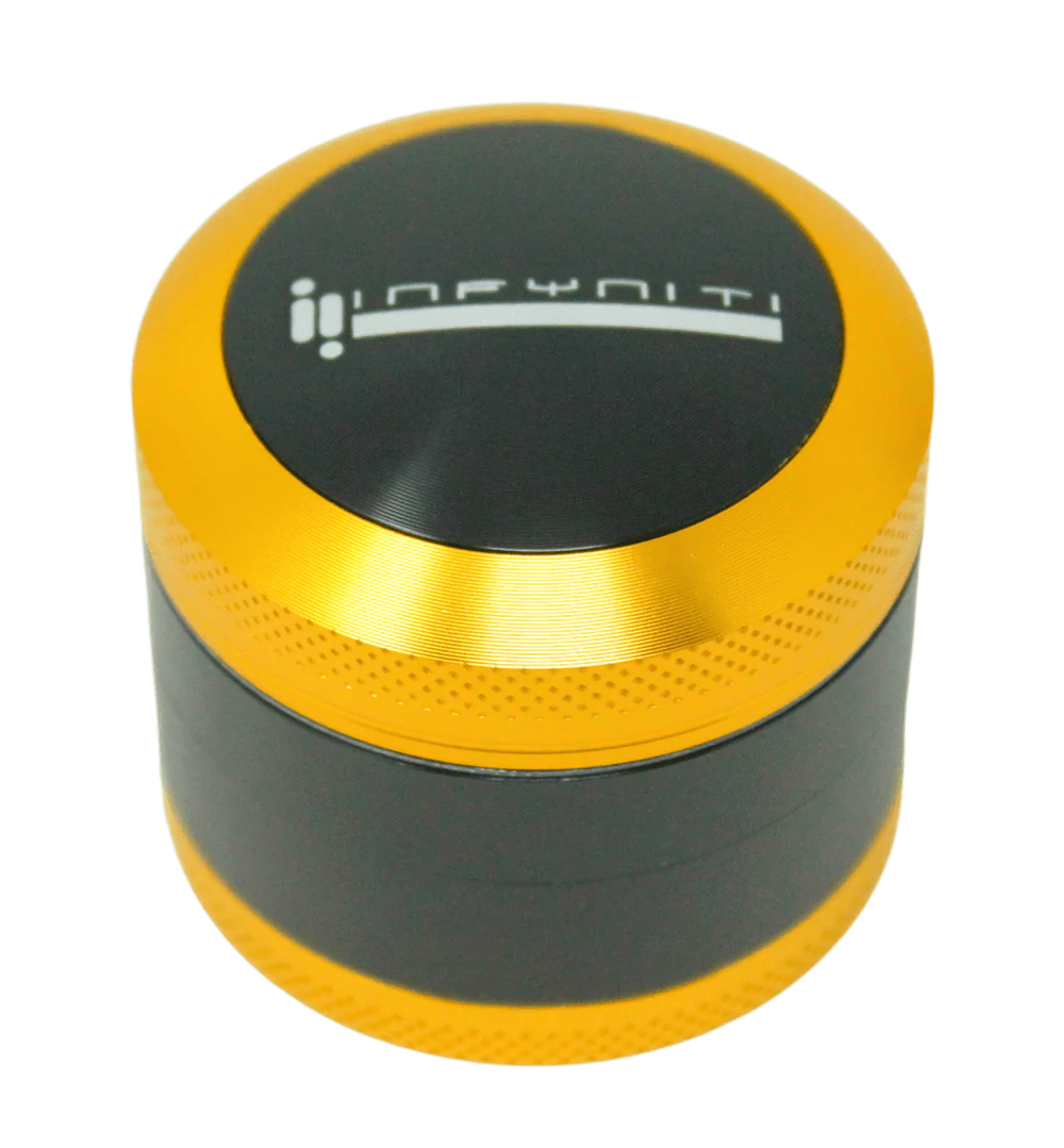 Infyniti Convex 50mm 4-Piece Grinder - Gold
