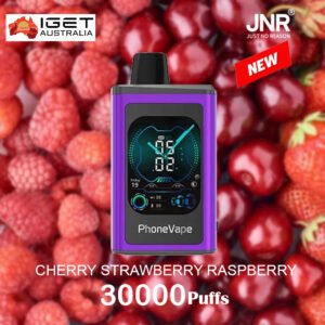 JNR PhoneVape CHERRY STRAWBERRY RASPBERRY – 30000 PUFFS