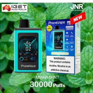 JNR PhoneVape MIAMI MINT – 30000 PUFFS
