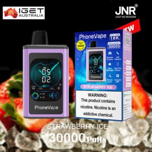 JNR PhoneVape STRAWBERRY ICE – 30000 PUFFS