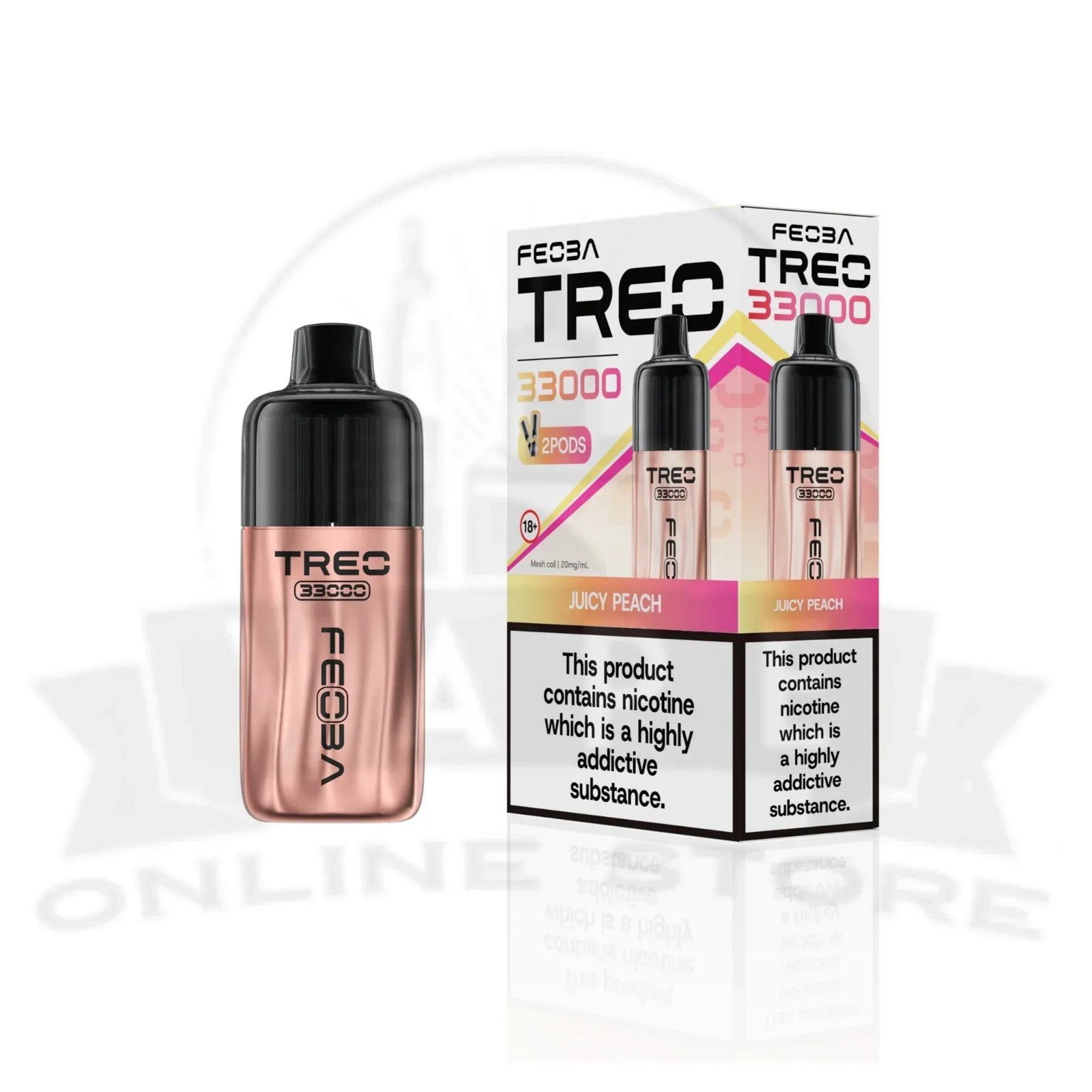 feoba treo 33000 puffs prefilled pod kit