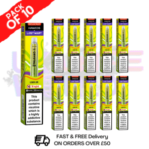 Lemon Lime Lost Mary Crystal Pro 600 KITS Box Of 10