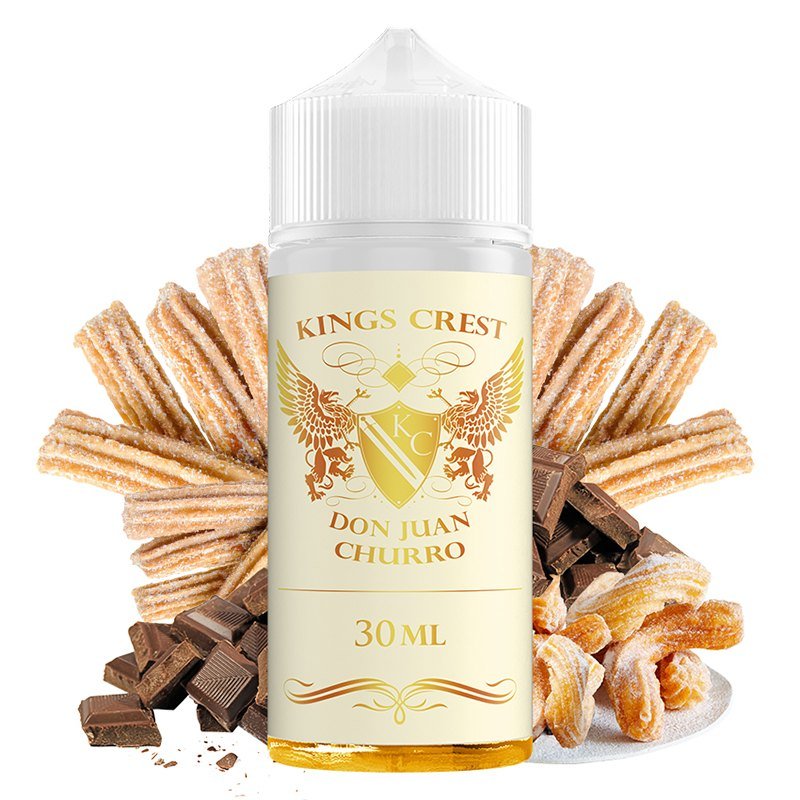 Don Juan Churro 30ml/120 Longfill – Kings Crest + Base 70ml 100% VG