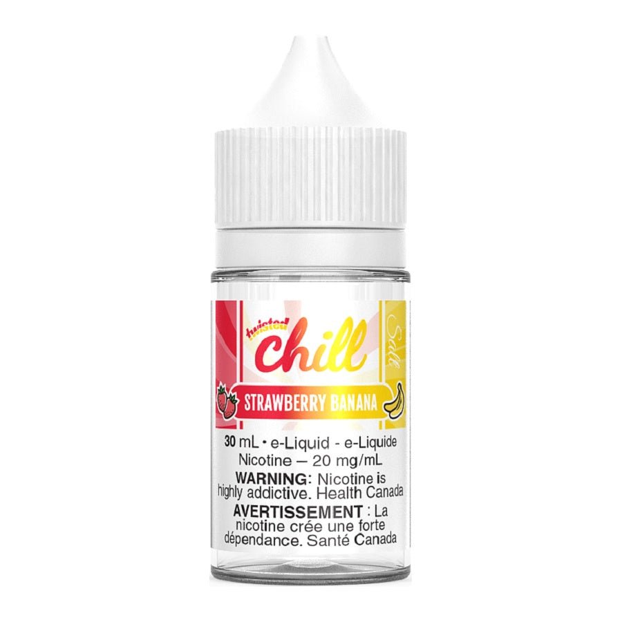 Chill Twisted Salt E-Liquid - Strawberry Banana 30ml