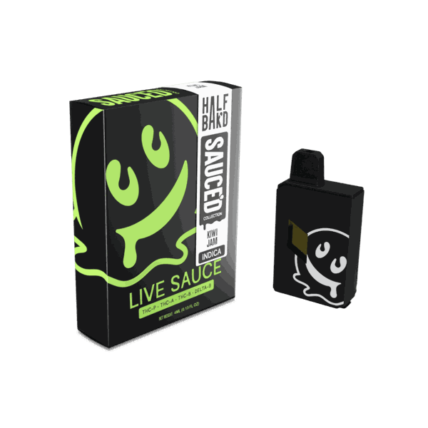 Half Bak'd Live Resin Sauced Disposable | 4g - Image 3