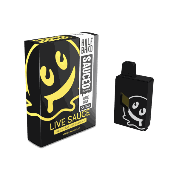 Half Bak'd Live Resin Sauced Disposable | 4g - Image 5