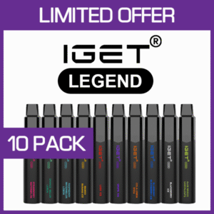 IGET LEGEND – 4000 PUFFS  – 10 PACK