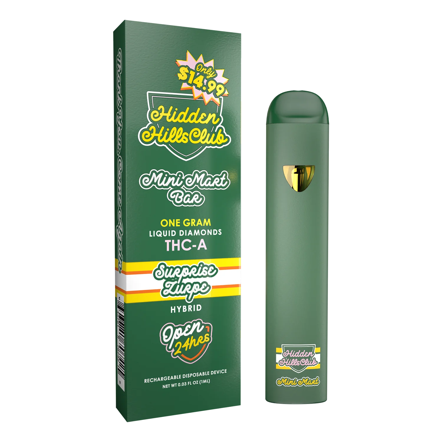 Hidden Hills Mini Mart THCA Disposable | 1g - Image 3
