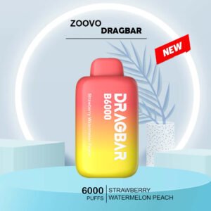 Zoovoo Dragbar Strawberry Watermelon Peach 6000 Puffs