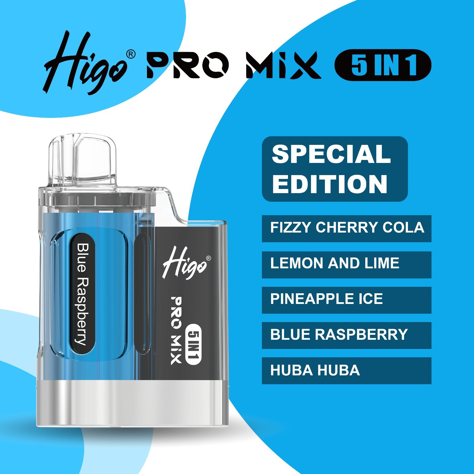 Higo PRO MIX 5 IN 1 – SPECIAL EDITION – 6000 PUFFS
