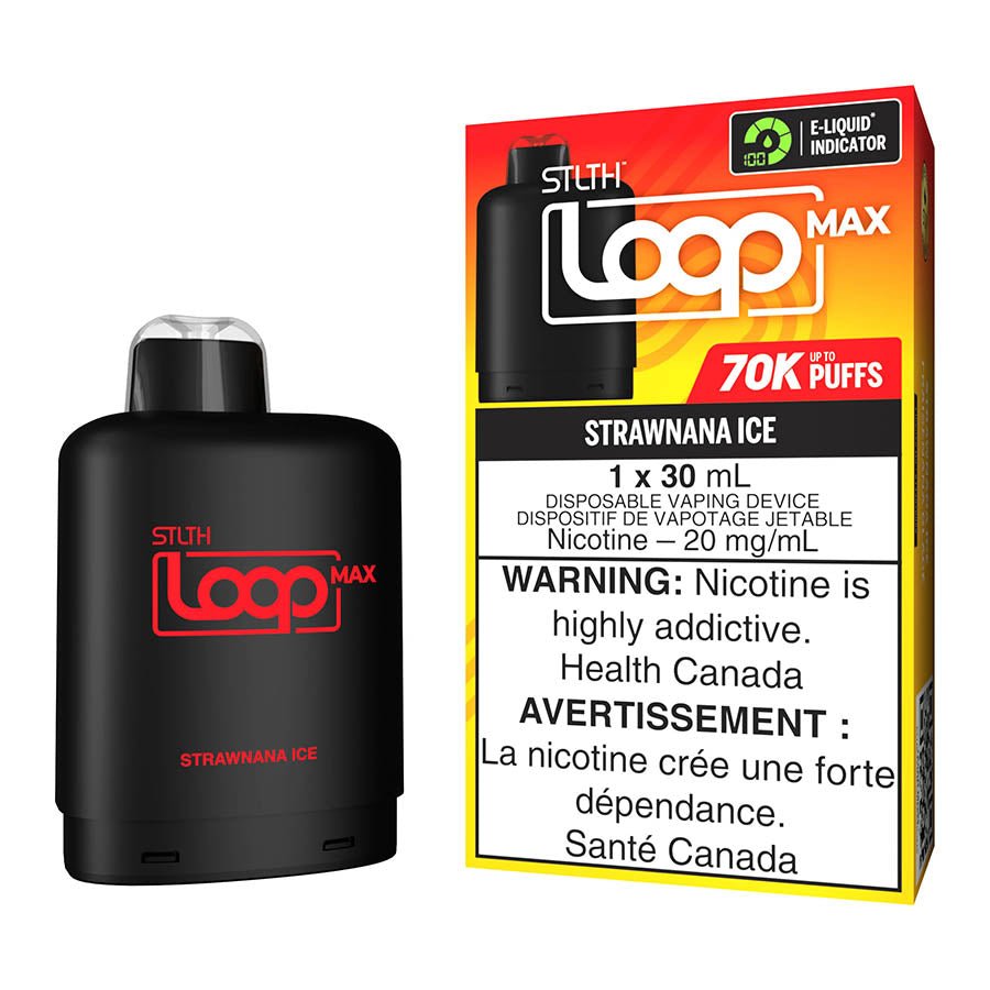 STLTH Loop Max E-Liquid Pod Pack - Strawnana Ice