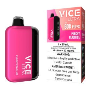 Vice Ultra Disposable Vape Device - Punchy Peach Ice