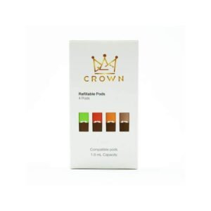 CROWN Refillable Pods 4 Pack  JUUL Compatible
