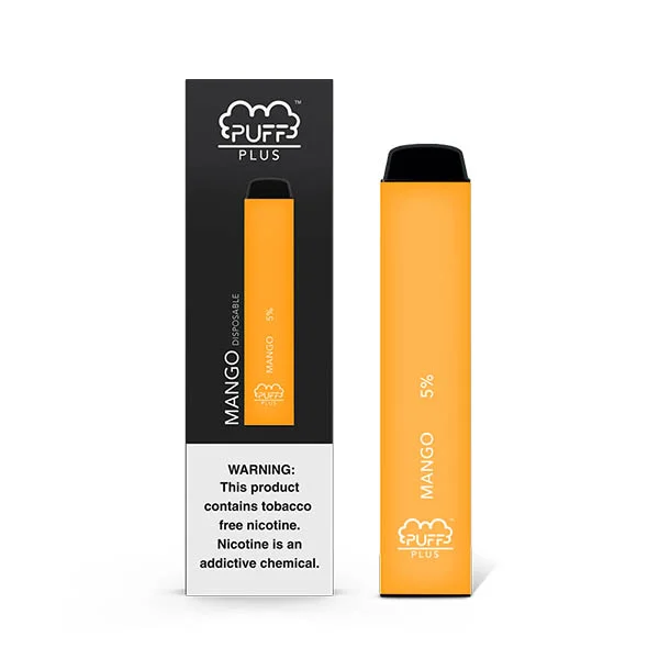 Puffbar – Puff Plus Mango 5% (50MG/ML) Disposable Vape up to 800 Puffs