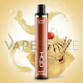 HQD CUVIE PLUS 1200 PUFFS VANILLA ICE CREAM DISPOSABLE POD VAPE